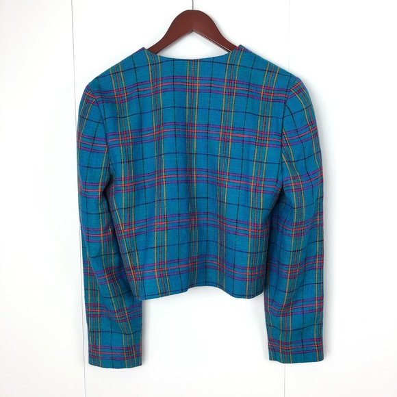 DONCASTER vintage cropped blazer 80's size 10 - Picture 2 of 7